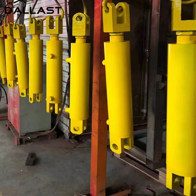 Dobbeltvirkende hydraulisk cylinder til landbrugsudstyr