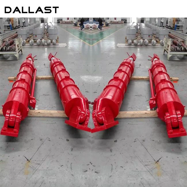 Langtræ dobbelt fungerende hydraulisk cylinder